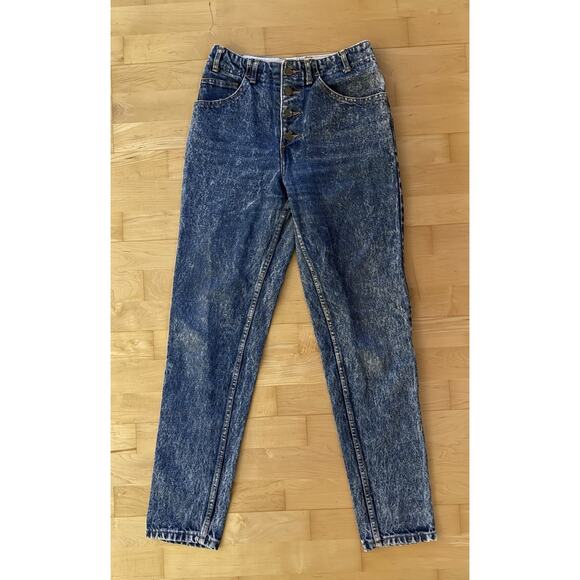 VTG Guess Georges Marciano stone wash high waist button fly 28 (actual 26 X 29) - Picture 1 of 7